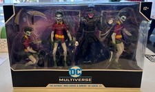 DC Multiverse McFarlane Batman Who Laughs & Robins Of Earth Set NIB