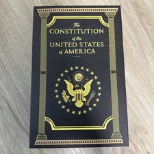 Book Safe Box with Combination Lock Constitution of US America Secret Hidden