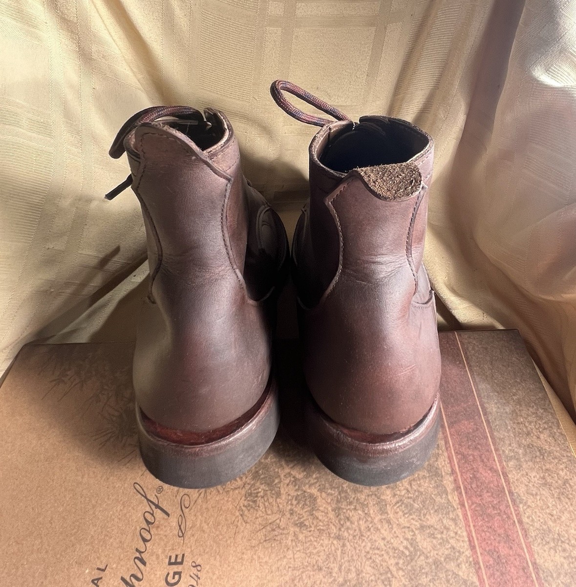 ORIGIN THE CORONADO 6 INCH BOOT BROWN STEEL TOE SZ US 7.5EE  display picture 1