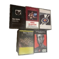 1970  s Cassette Tape Lot Of 35 Rock Hard Rock Pop