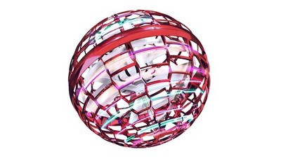 AMEWI / Magischer Hover Fly Ball 96mm mit Gyro rot / 25321