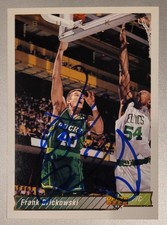1992-93 Upper Deck - Frank Brickowski #205 PENN ST/BUCKS AUTO SIGNED