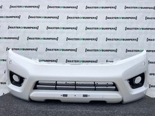 NISSAN NAVARA TEKNA PICK UP MK4 2016-2021 FRONT BUMPER + JETS GENUINE [L693]