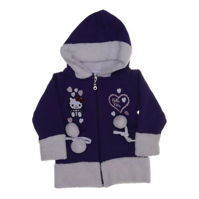 Hello Kitty, Winterjacke, Mädchen, Größe: 92/98, Lila/Weiß, Baumwolle #ly3