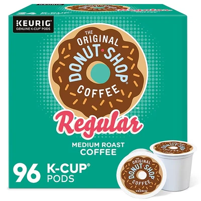 The Original Donut Shop Coffee K-Cup Pods, Medium Roast, 96/Carton