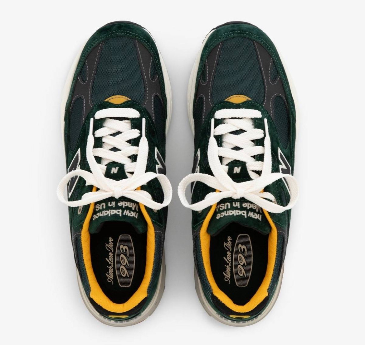 Aime Leon Dore × New Balance 993 Mulberry Green U993ALD Men's Size image 5