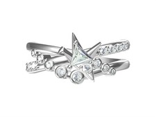 Anime Love and Deepspace Sylus S925 Silver Wedding Ring Jewelry Cosplay Gift