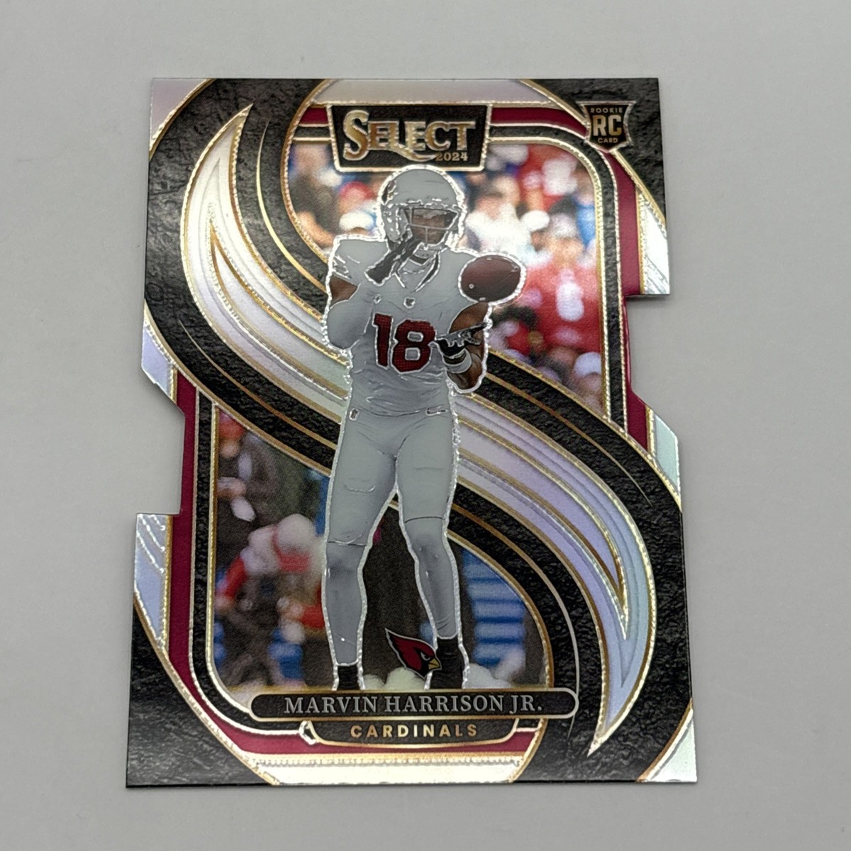 ★E HARRISON◇校正刷り◇リプロ★Proof◇見本刷り◇額装品 2024 Select Marvin Harrison Jr. RC Premier Level Silver Prizm Die