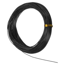 20 Gauge 0.8mm Aluminum Wire 100ft Bendable Metal Craft Armature Wire Black