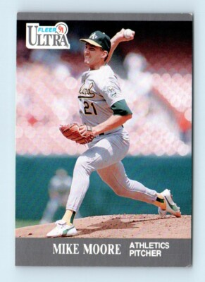 1991 Ultra Mike Moore Oakland Athletics #252 | eBay