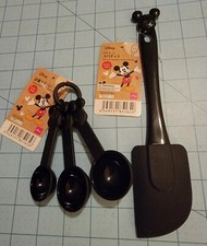 Daiso Brand: Disneys Mickey Mouse Spatula & Measuring Spoons Set, New, Free Ship