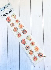 Poppies  Flower Planner Stickers Papercraft Envelope Seals Floral Wedding Shower