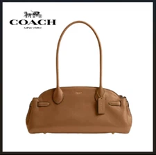 COACH CAM03 Empire Carryall Bag 34 Shoulder Bag Honey brown Outlet New SMM