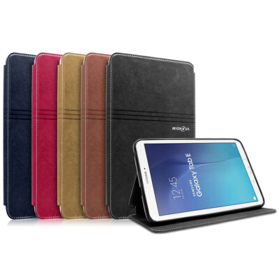 Smart Leather Folio Cover For  Galaxy Tab E 8.0'' SM-T377 / 9.6'' SM-T560 Tablet