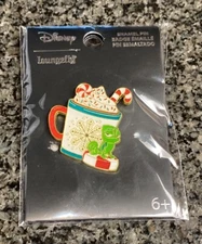 Disney's Tangled Pascal Loungefly Peppermint Mocha Coffee Christmas Pin