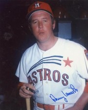 DENNY LEMASTER HOUSTON ASTROS SIGNED 8x10 PHOTO W/COA