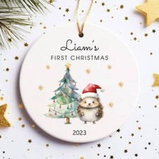 Baby's first Christmas ornament, Personalized Christmas gift, Ornament for baby