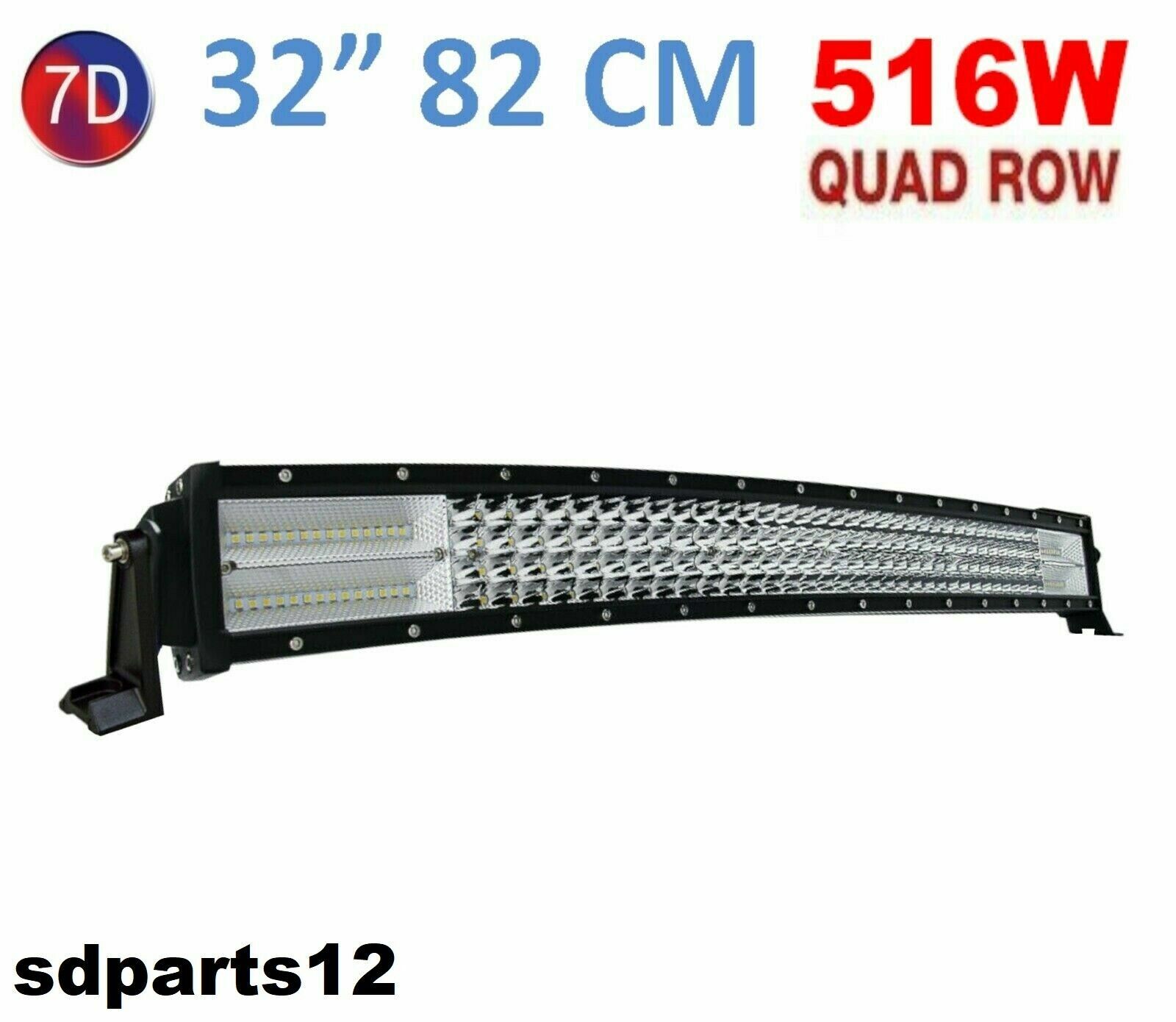 Barre LED 516W anti-brouillard pour sécuriser la conduite 4x4