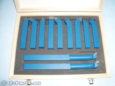 Drehstähle Satz 11-teilig 20 x 20 mm Drehmeißel-Set Drehwerkzeug Drehstahl Neu