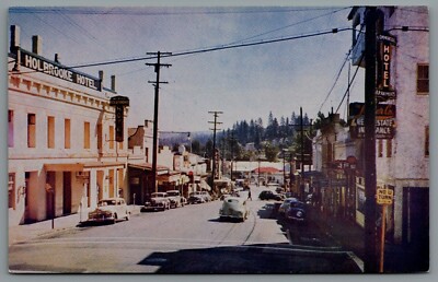 Grass Valley CA~Montez~Holbrooke Hotel~Main St~Commercial Apts~No U Turn~1940s