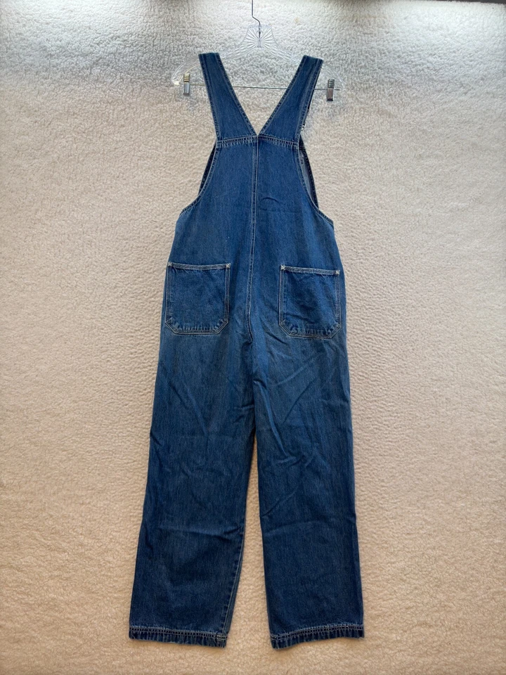 90s Vintage Gap Overalls Bib XS Womens Denim Baggy Carpenter Painter Utility - Image 2 of 4