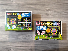 Lite Brite Spring Edition Mini Size 92 Pieces Each Lot Of 2 Travel Size