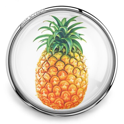 Pineapple Snap Jewelry Ginger Charm 18MM Fruit Interchangeable Snap Charm Button