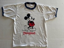 Disneyland Vintage 80  s Mickey Mouse Ringer T-Shirt Medium