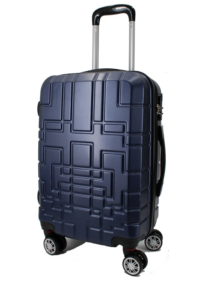 Valigia Fino Set 4Trolley Rigido grande, medio, picco beauty 8 ruote in ABS 611 - Immagine 2 di 4