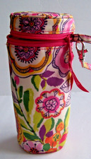 VERA BRADLEY Water Baby Bottle Caddy Wristlet Insulated carrier BPA LEAD FREE