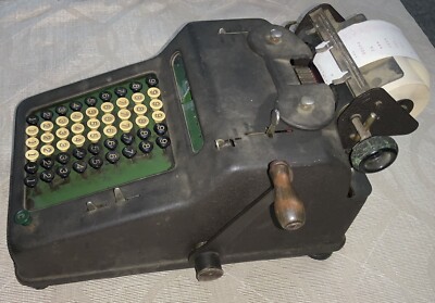 Vintage Allen Wales Adding Machine Tested - See Description | eBay