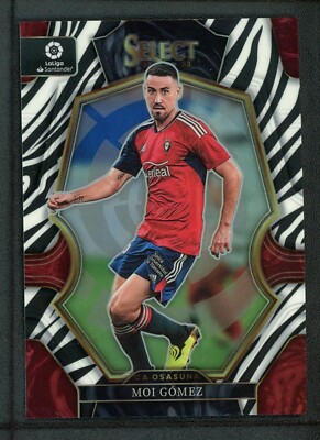 2022-23 MOI GOMEZ 12/25 PANINI SELECT LALIGA SANTANDER MEZZANINE ZEBRA STRIPE