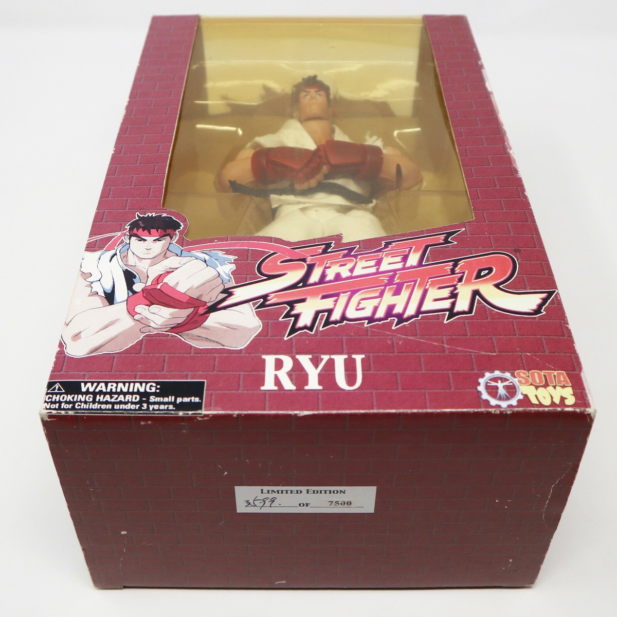 2005 CAPCOM SOTA TOYS STREET FIGHTER RYU ACTION FIGURE BOXED