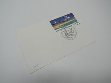 USPS UX129 Vintage 15c America The Beautiful Great Blue Heron Marsh Postal Card