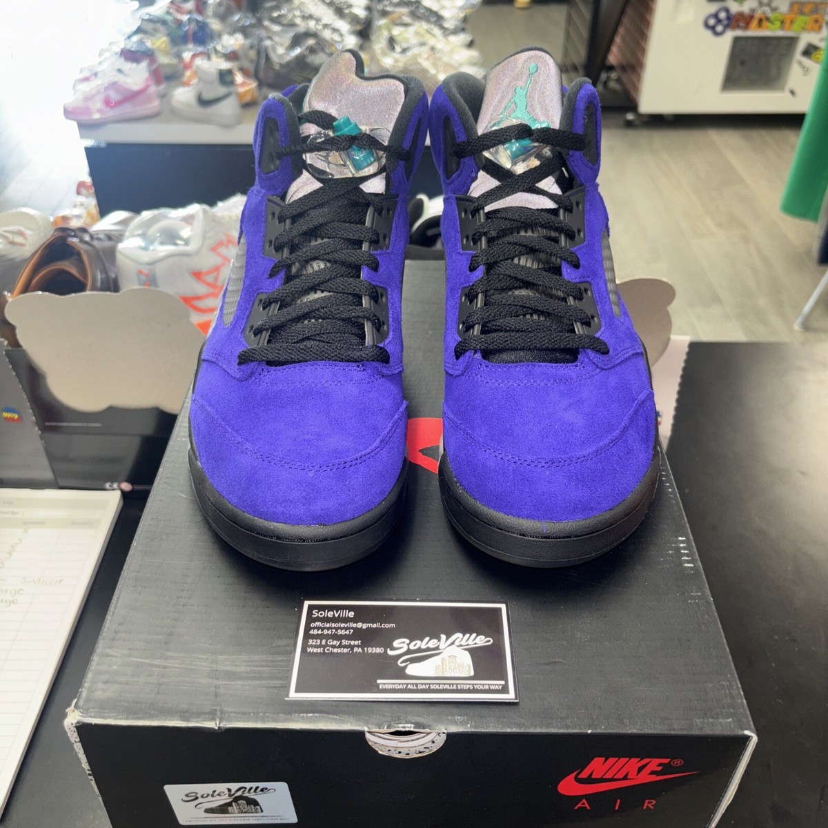 Nike Air Jordan 5 Retro Alternate Grape Men's Size 9.5 136027-500