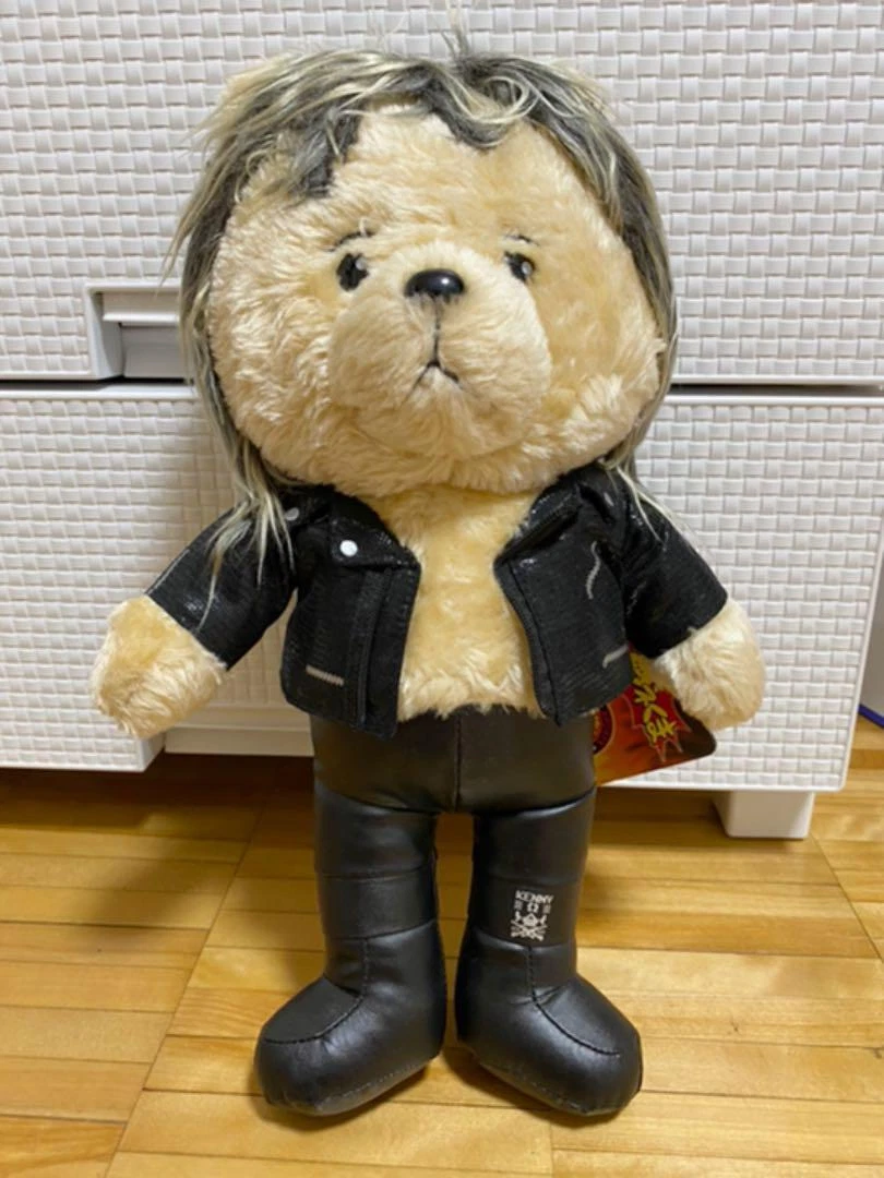 RARE NJPW New Japan Pro Wrestling Kenny Omega MANEKUMA Plush Doll Bear JPN F S