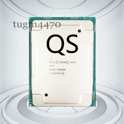 Intel Xeon Gold 6154 QS CPU 3.00ghz 18 core 24.75mb 200w lga-3647 ...