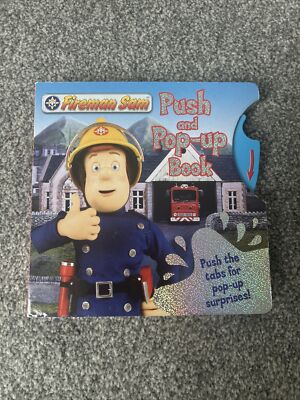 Fireman Sam Push And Pop-up and Find Hardback Book - NEW