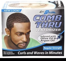 Lusters Scurl Comb Thru Texturizer Kit Regular Strength Curls Waves NEW