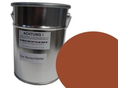 1 Liter 1K Autolack Kunstharz DDR Biberbraun Lackpoint kein Klarlack Glanz !