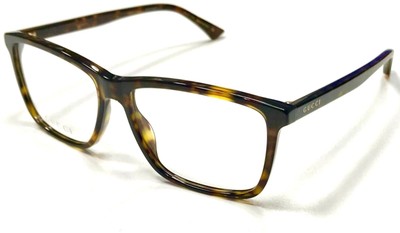 Montatura Occhiali Vista Uomo Gucci GG0407O Colora 006 Calibro 57/16 | eBay