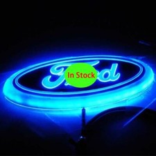 7 inch Blue LED Emblems For Ford 99-16 Front/...