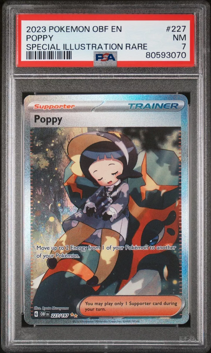 Poppy - 227/197 CGC 9 Obsidian Flames Special Illustration Trainer