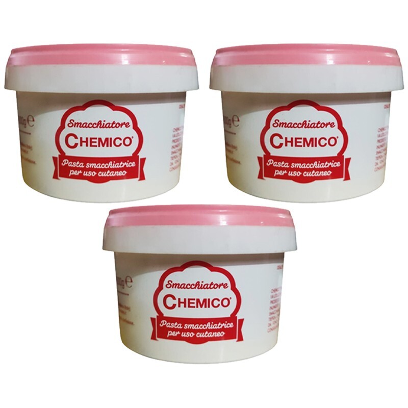3pz SMACCHIATORE CHEMICO Pasta Smacchiatrice per uso cutaneo 300ml