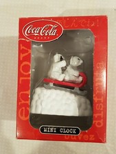 أجهزة الراديو — Coca Cola Polar Bears صغير Clock
