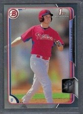 Greg Pickett 2015 Bowman Draft 1st Bowman ROOKIE RC SILVER /499 #18 Phillies
