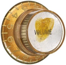 SCUD Hat Knob Metal Top Volume Inch Size Gold/Silver Cap Relic From Japan