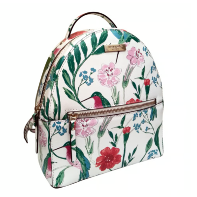 Kate Spade Hummingbird Leather Backpack KATE SPADE SMALL BRADLEY WILSON ROAD HUMMINGBIRD Backpack  main image 3