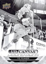 2024-25 Upper Deck UD Canvas Black and White #C373 Tye Felhaber YG