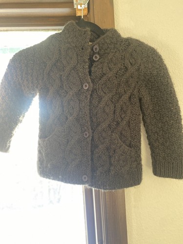 bonpoint Knitwear Cashmere Alpaca Dark Grey 3